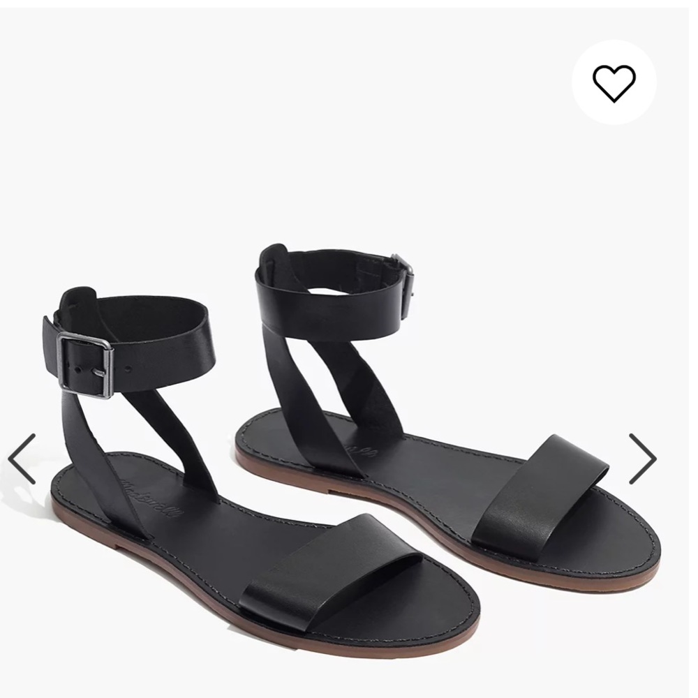 Madewell boardwalk ankle strap sandal